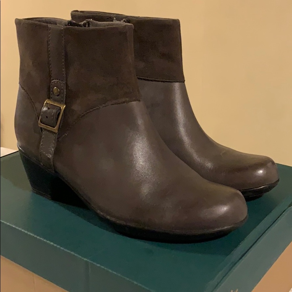 Clark’s Bendable Gray Booties